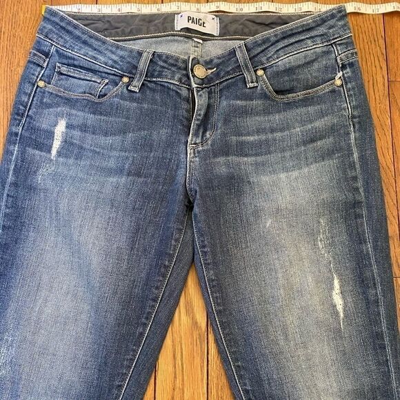 PAIGE Jimmy Jimmy‎ Skinny distressed cropped jeans - Picture 3 of 8